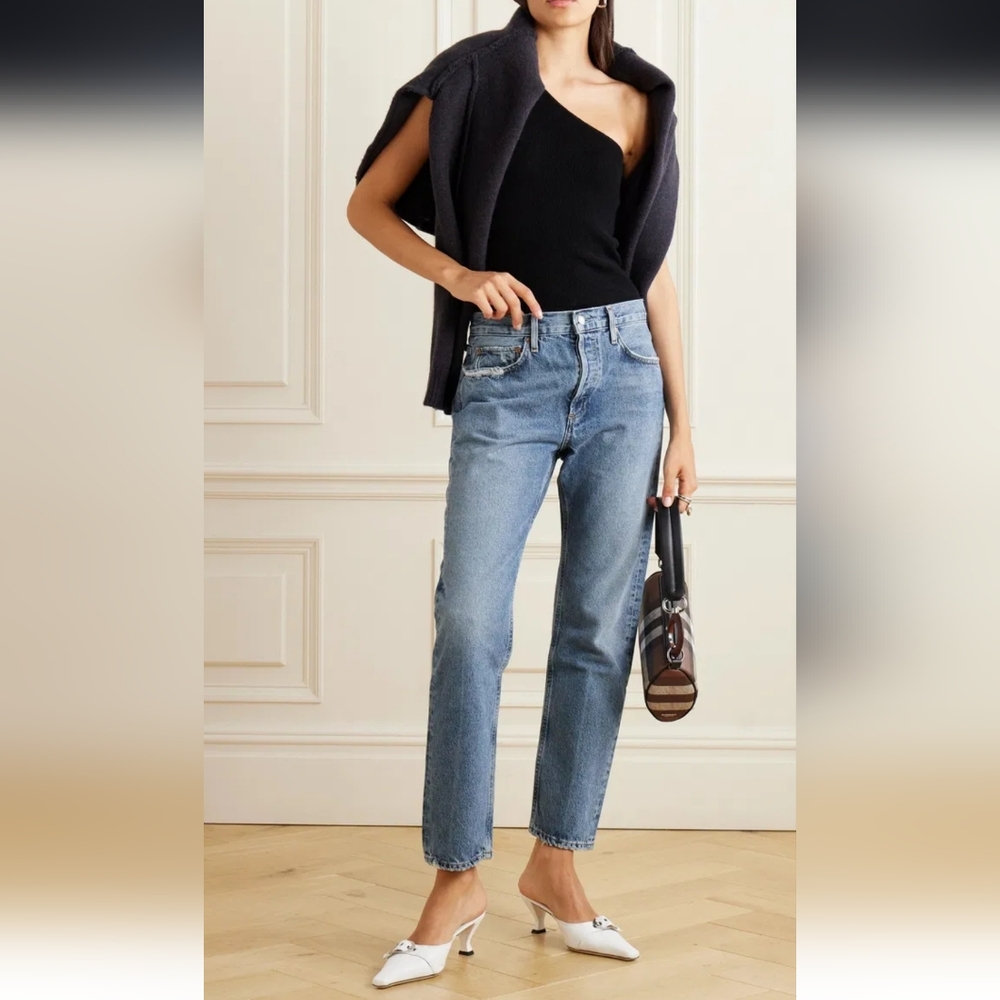 AGOLDE Parker Long Invention Straight Leg Jeans